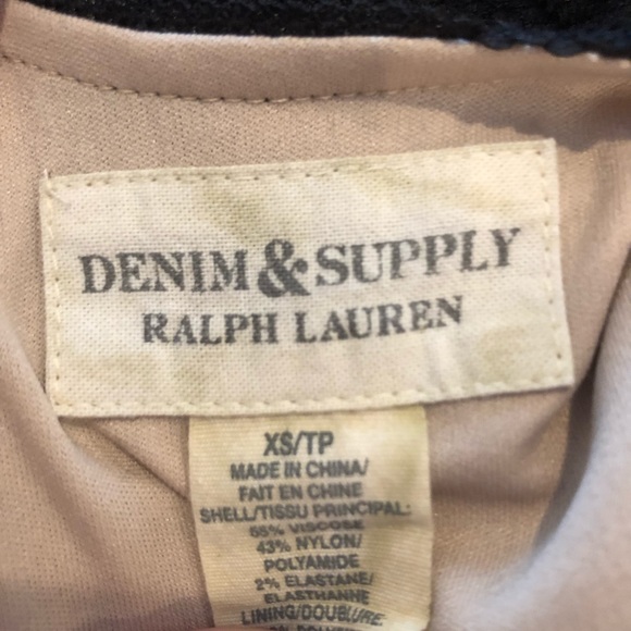 DENIM AND SUPPLY: LACEY BLACK DRESS - Picture 6 of 6